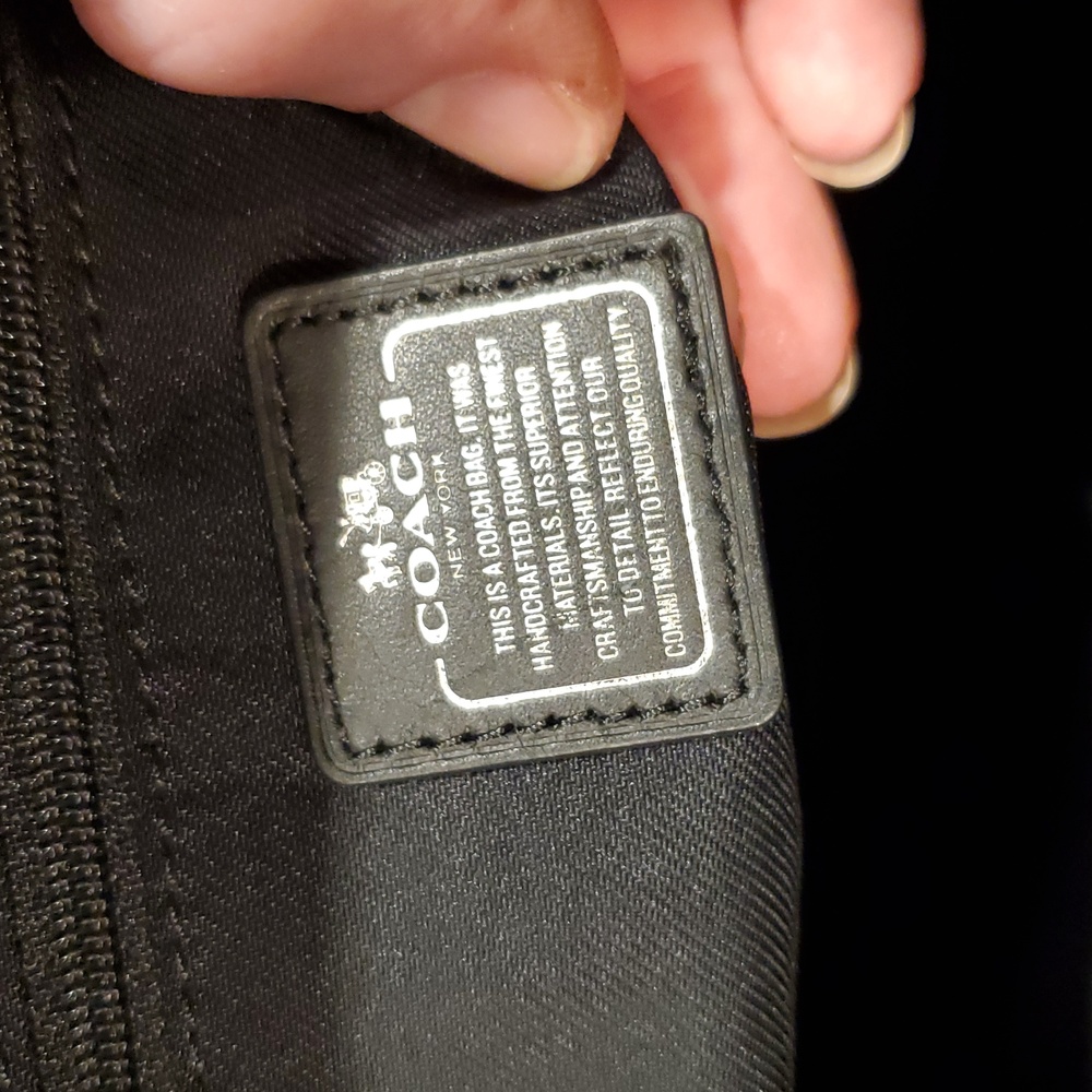 Coach Swagger 27 All Black Bag - Picture 12 of 15